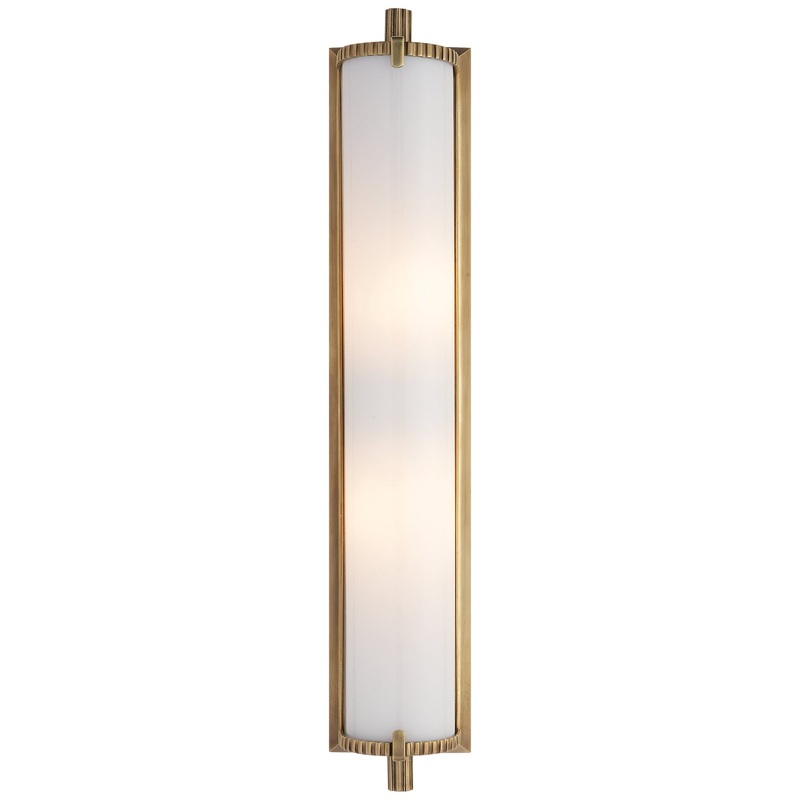 Two Light Bath Sconce from the Calliope Bath Collection in Hand-Rubbed Antique Brass Finish by Visual Comfort Signature