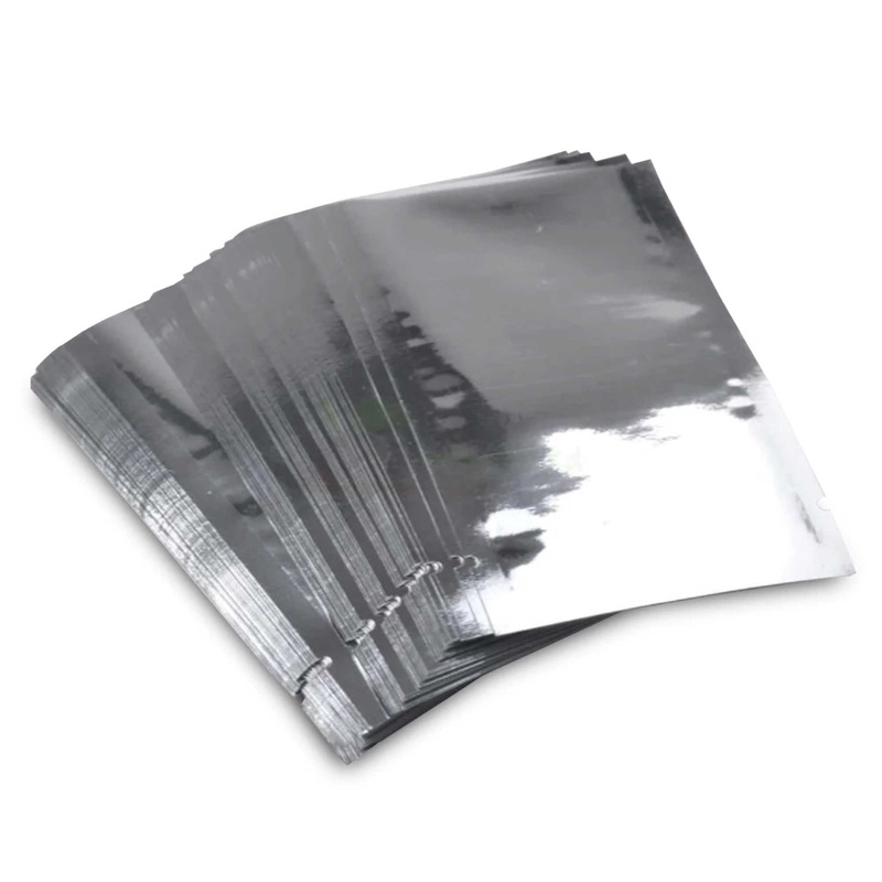 100x Mylar Vacuum Food Pouches 11x16cm – Standing Insulated Food Storage Bag