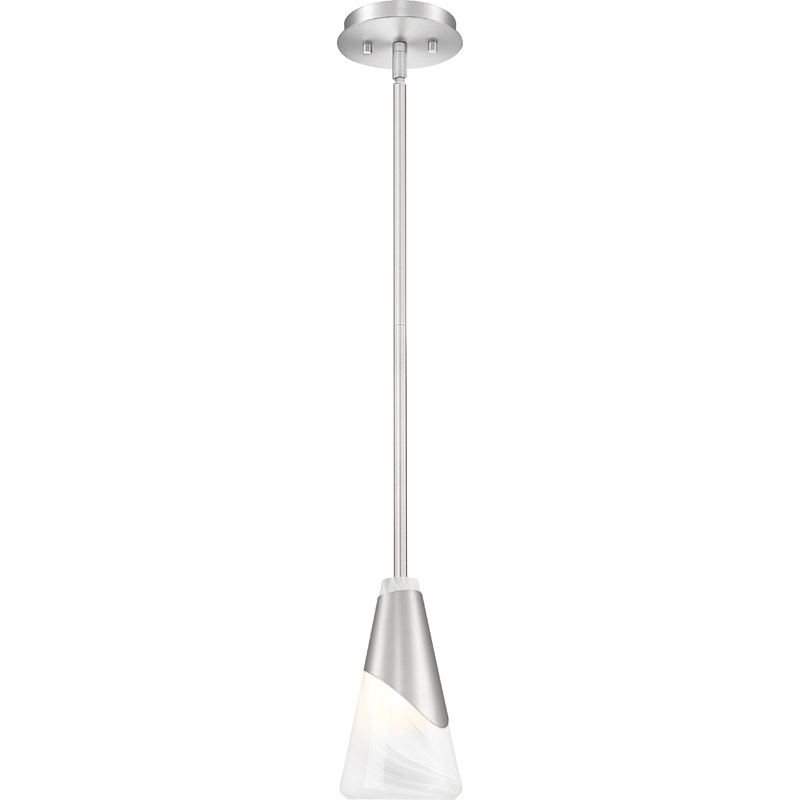 Aimie 1-Light Pendant Brushed Nickel