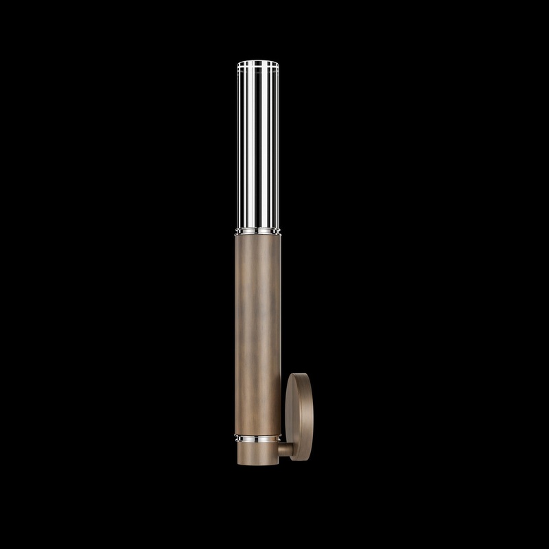 Antonia 21.75″H Sconce Bronze/Nickel/No Skin