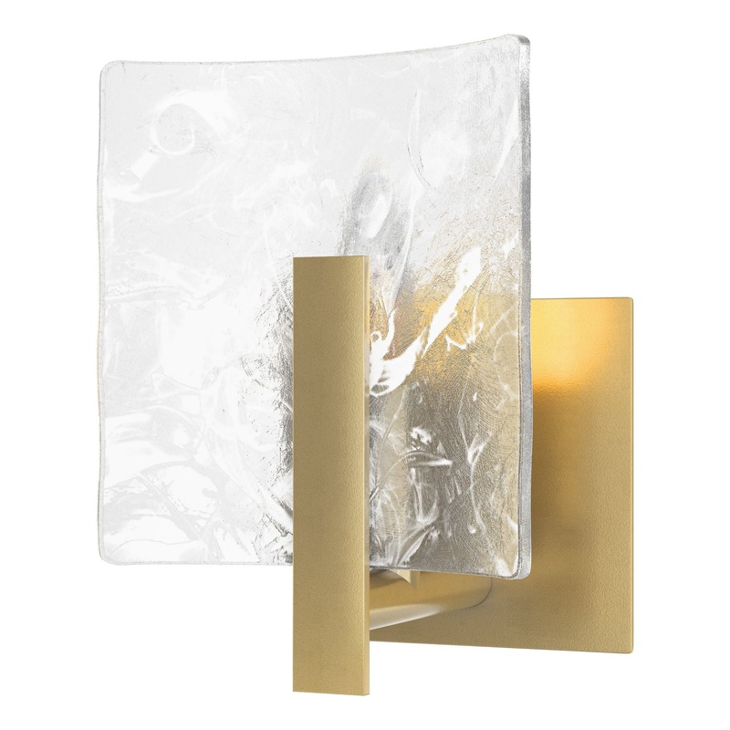 Arc Small 1-Light Bath Sconce Modern Brass