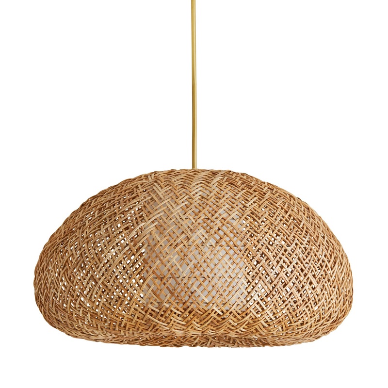 Arteriors 45628 Ingrid One Light Pendant Natural