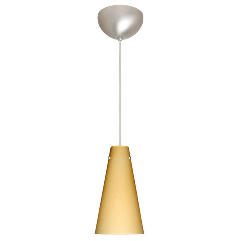 Besa 1JC-4124VM-SN Cierro One Light Pendant Satin Nickel