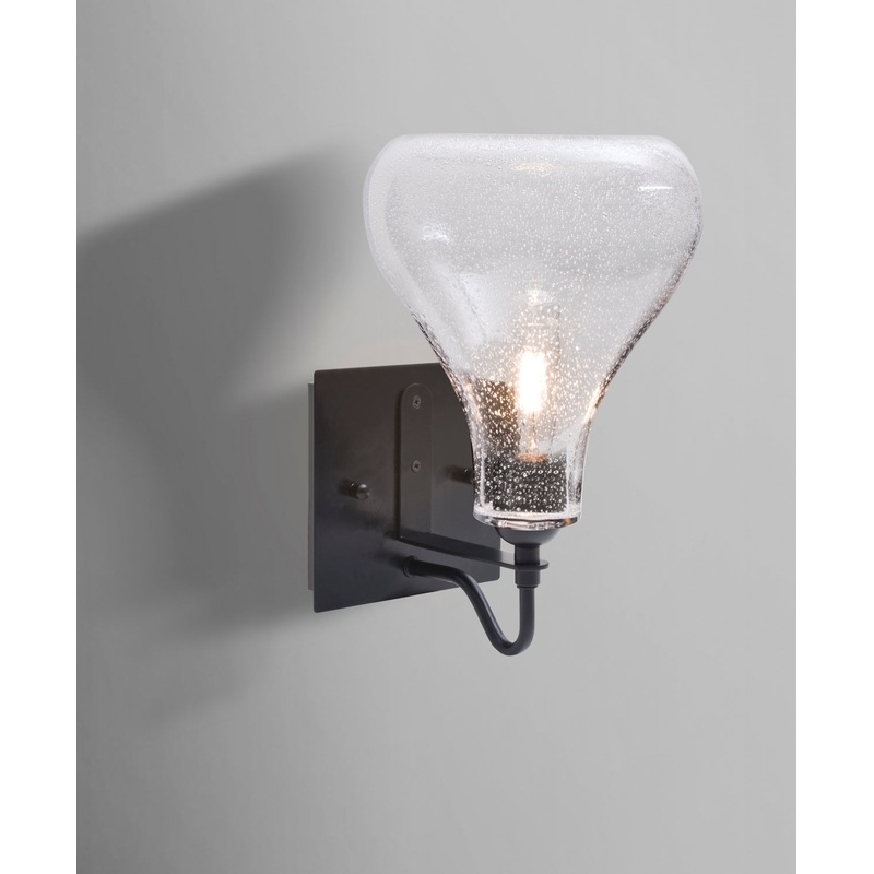 Besa 1WG-MELOCL-EDIL-BK Melo LED Wall Sconce Black