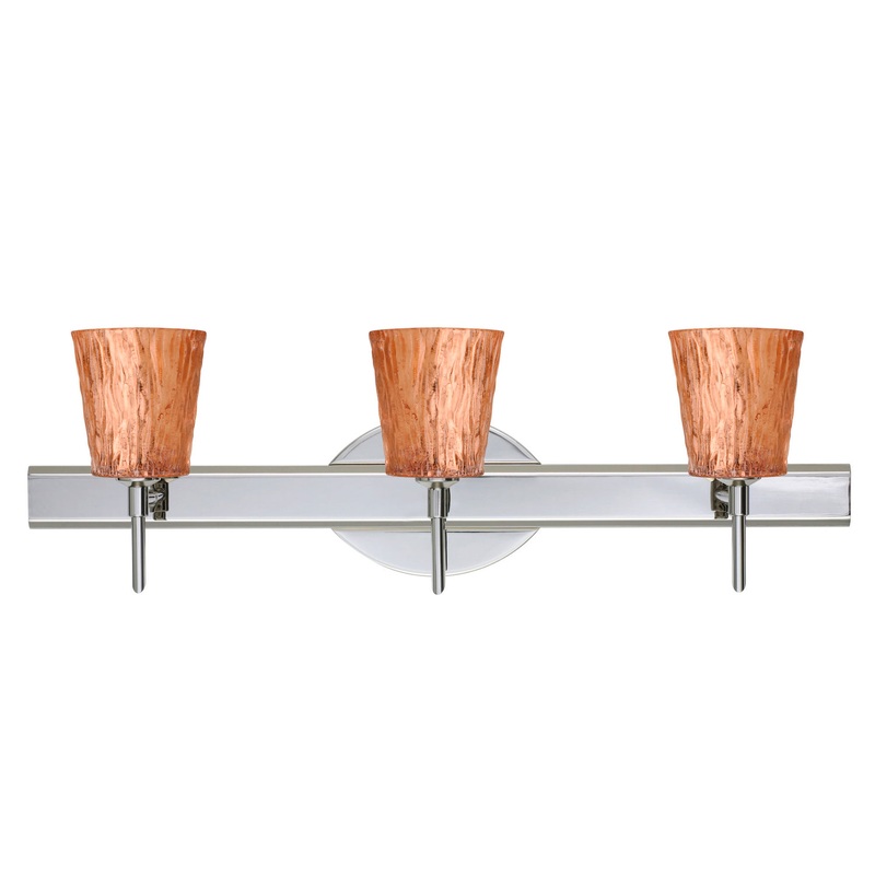 Besa 3SW-5125CF-CR Nico Three Light Wall Sconce Chrome (Discontinued)