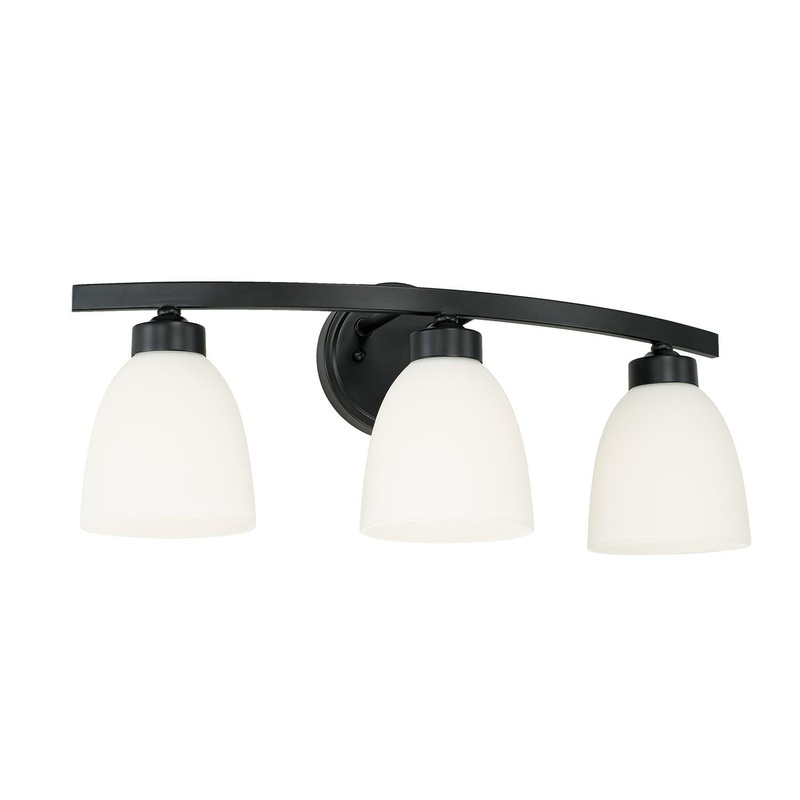 Capital Lighting 114331MB-333 Jameson 3 Light Vanity Matte Black