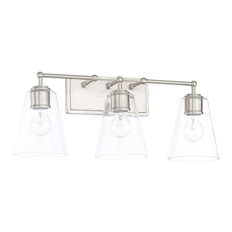 Capital Lighting 121731BN-431 Murphy 3 Light Vanity Brushed Nickel