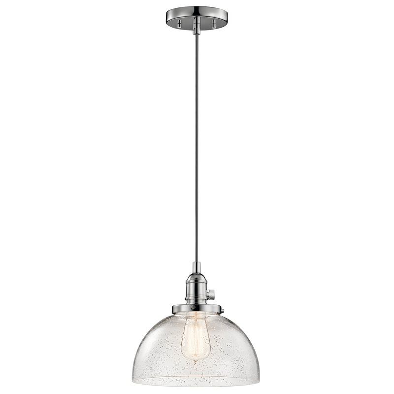 Kichler 43853CH One Light Mini Pendant, Chrome