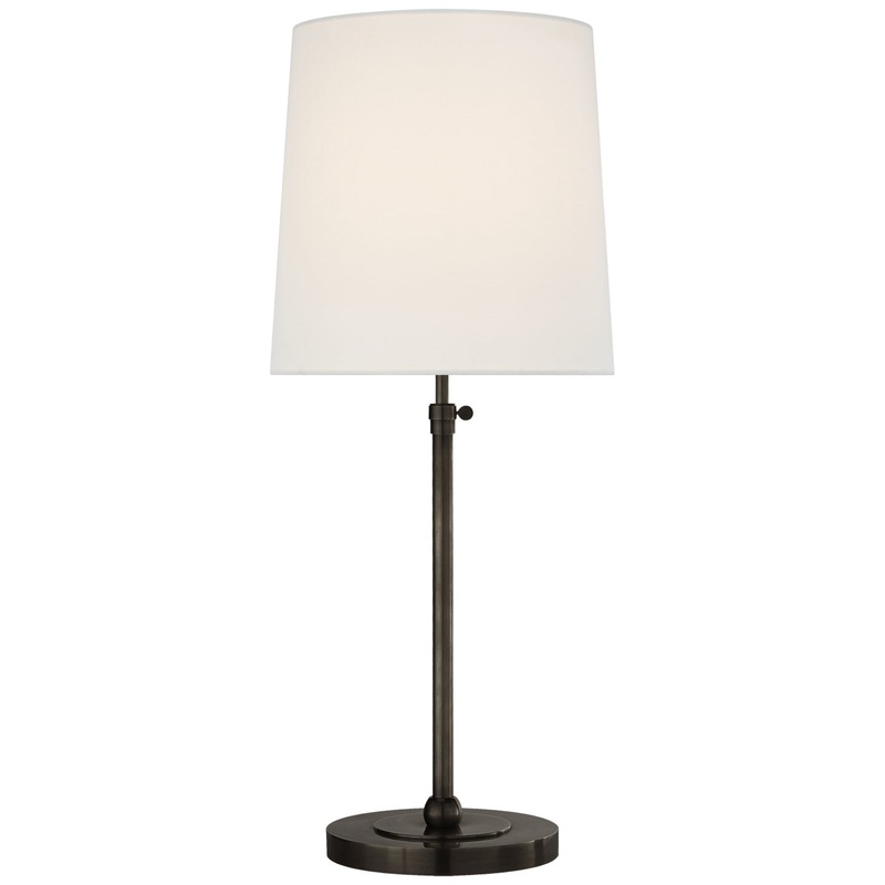 One Light Table Lamp from the Bryant Collection in Bronze Finish by Visual Comfort Signature