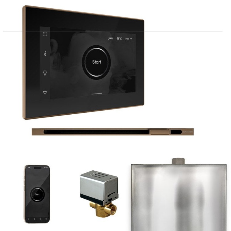 Steam Kit xButler Linear Black/Nouveau Bronze Control Package for MS90 to MSSUPER3
