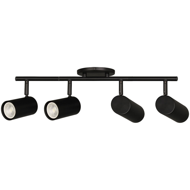 Taylor 4-Light Track Light Matte Black
