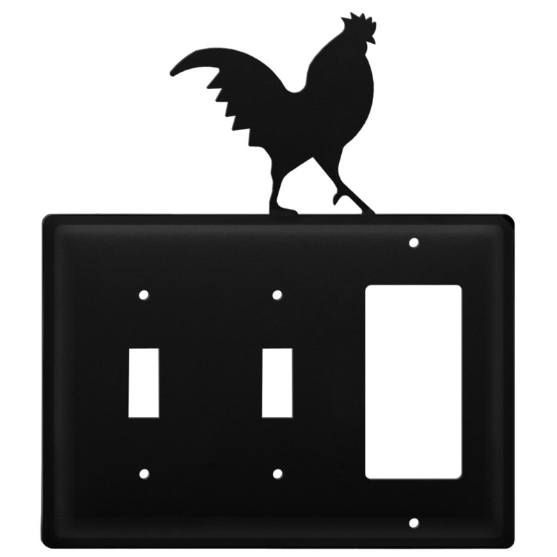 Village Wrought Iron ESSG-1 Triple Rooster Switch Cover Triple CUSTOM Product