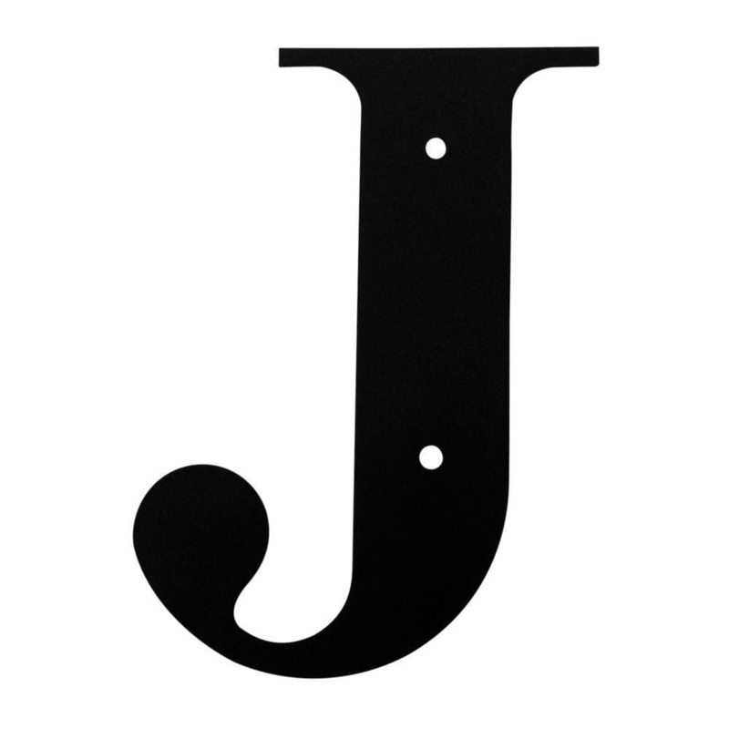 Village Wrought Iron LET-J-S Letter J Small