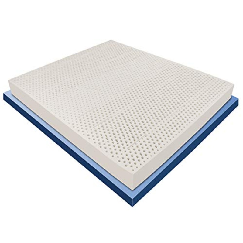 Baldiflex Emporio Materasso Lattice Matrimoniale 165×200 cm Alto 20 cm con 7 Zone a Portanza Differenziata e Fodera 3D Air in Aloe Vera Sfoderabile Antiacaro e Traspirante