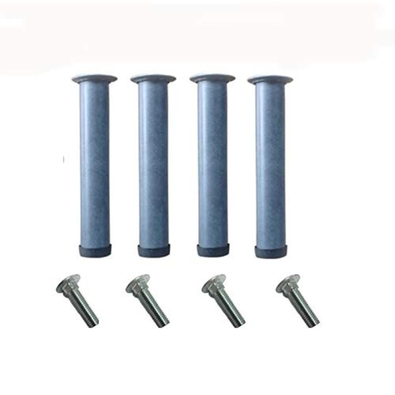 Bed Store SISTEMI RIPOSO Set Piedi Zampe Ferro Piede Rete Ortopedica Di Ricambio Altezza 35Cm Letto Con Bulloni