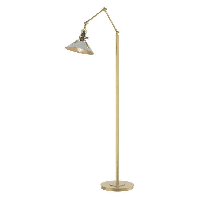 Henry Floor Lamp Modern Brass Sterling