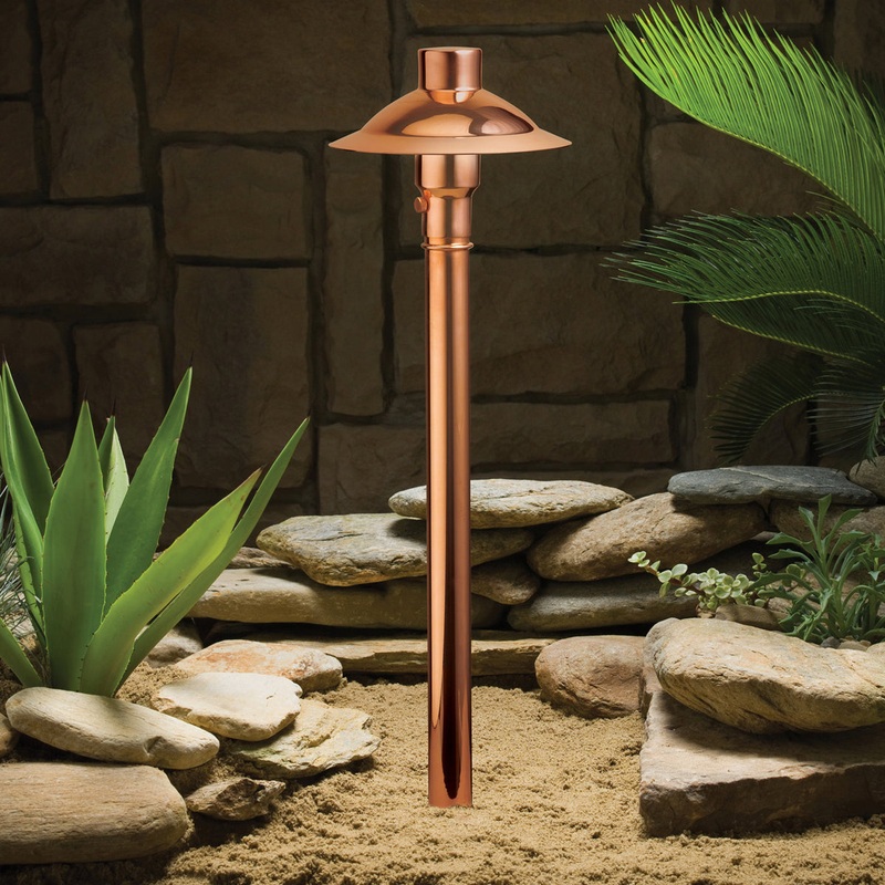 Kichler 15350CO One Light Path & Spread, Copper