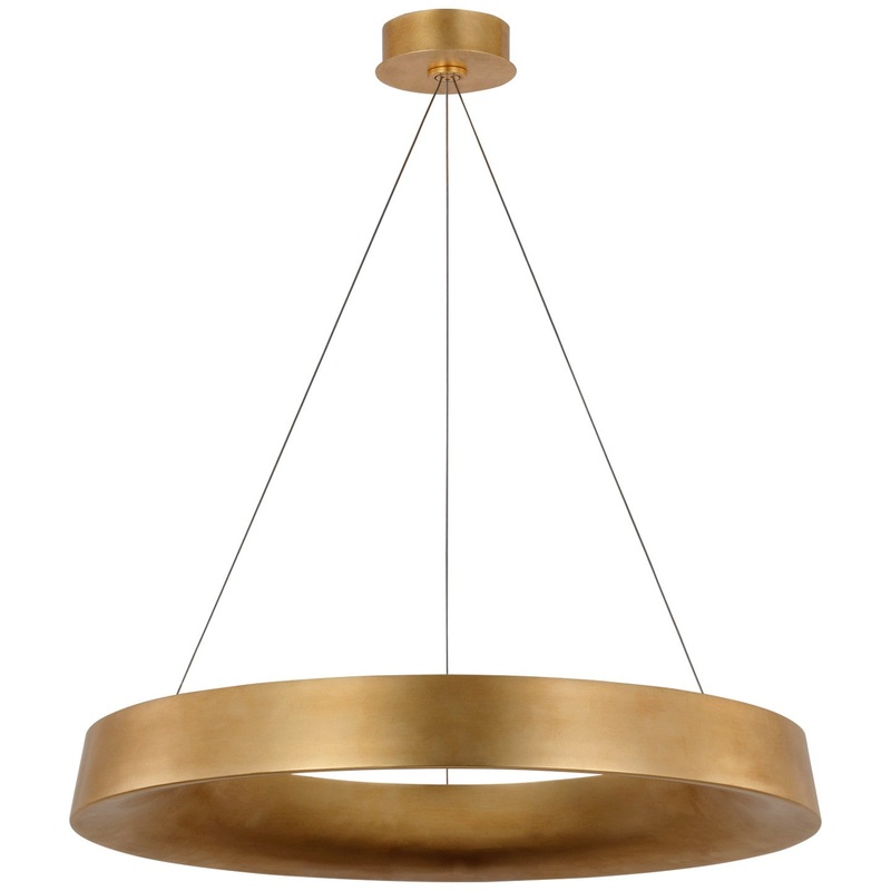 LED Chandelier from the Neptune Collection in Gild Finish by Visual Comfort Signature
