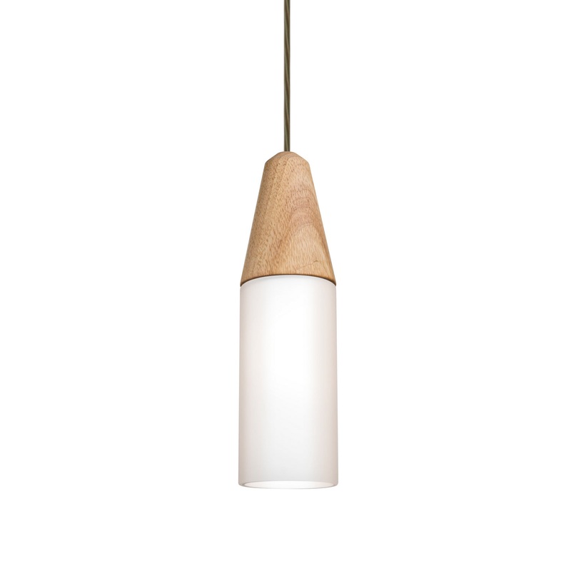 LED Pendant from the Nini Collection in Bronze Finish by Besa