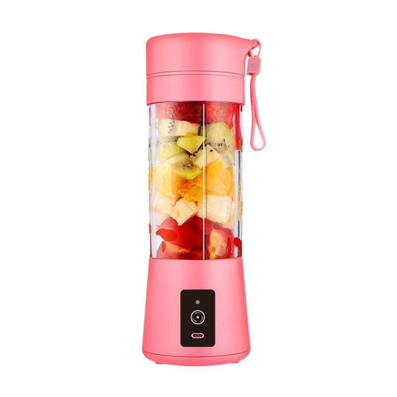 Pink Portable Blender USB Rechargeable – Personal Size Smoothie Maker On The Go