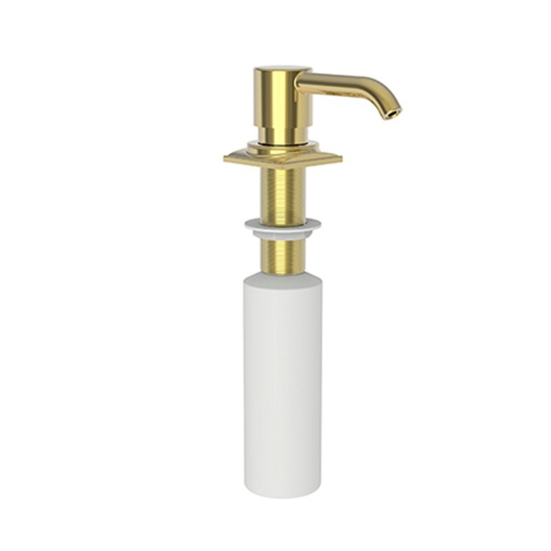 Soap Dispenser Adams Polished Gold PVD Deck Mount Brass Pump