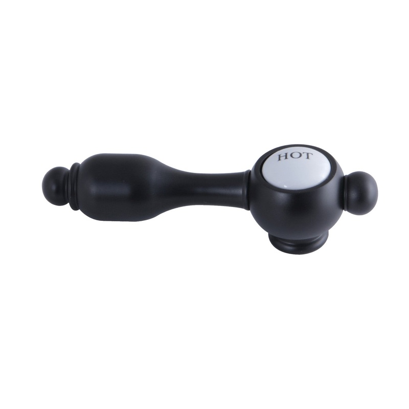 Tudor KSH7610TALH Hot Metal Lever Handle, Matte Black