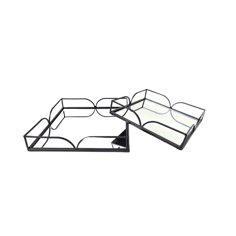 Willow Square Tray – Small – Black