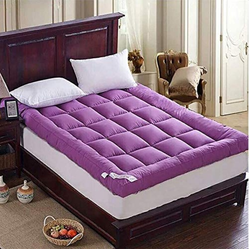 Z&HA Spesso Tatami coprimaterasso, Traspirante Giapponese Piano Materasso futon Pad, Pieghevole Tatami Tappetino Trapuntato Morbido Pelo Materasso,B,100x200cm