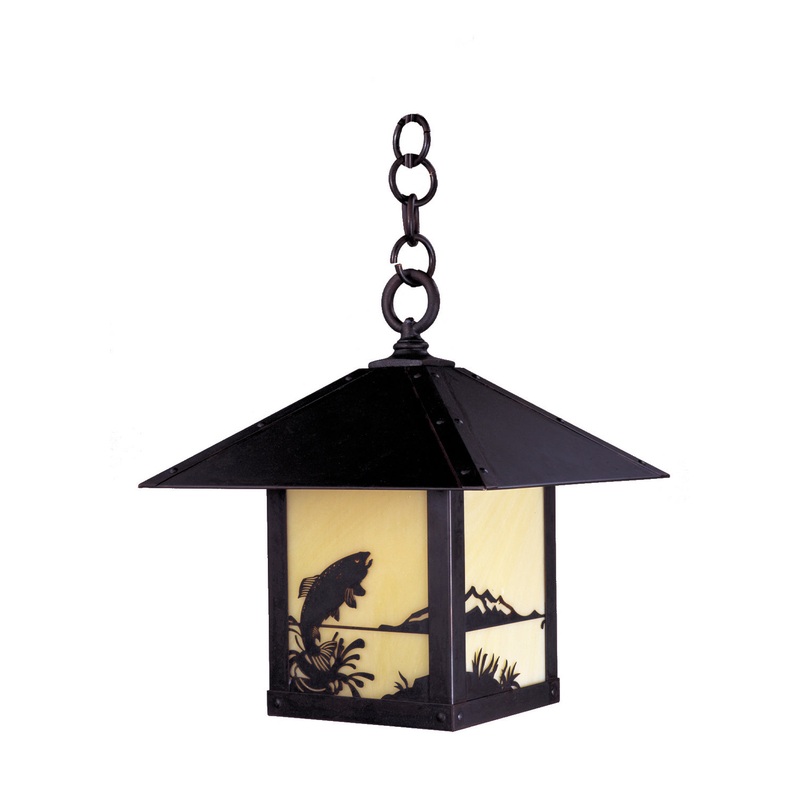 Arroyo TRH-12TRTN-BZ Timber Ridge One Light Pendant Bronze