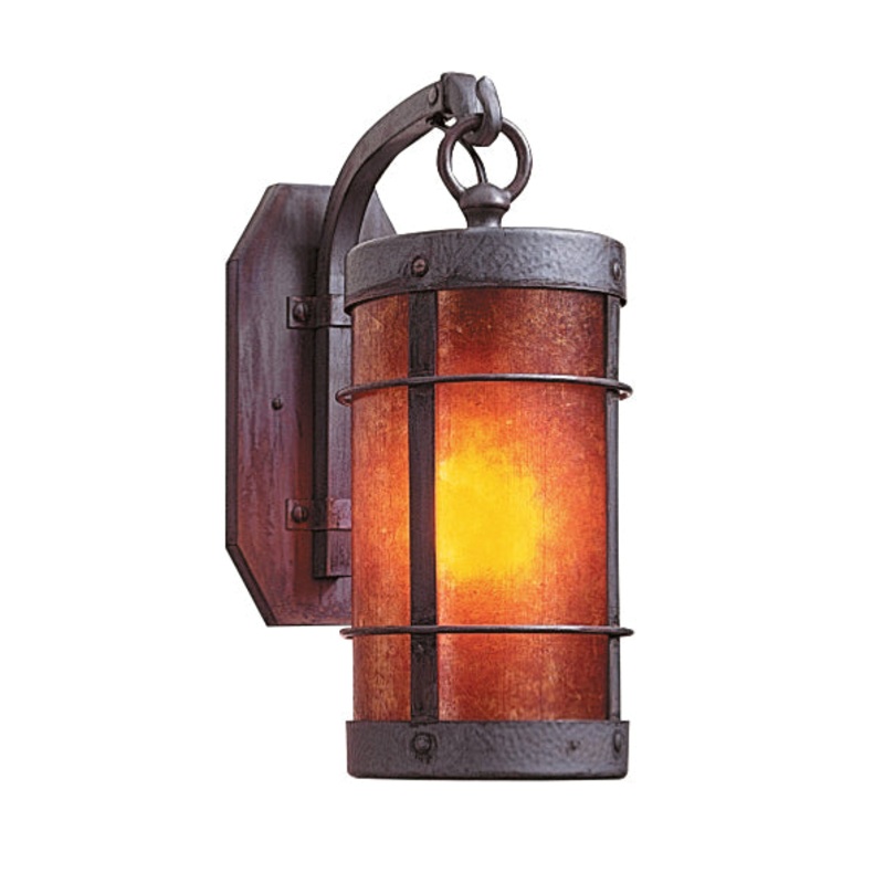Arroyo VB-9NRM-MB Valencia One Light Wall Mount Mission Brown