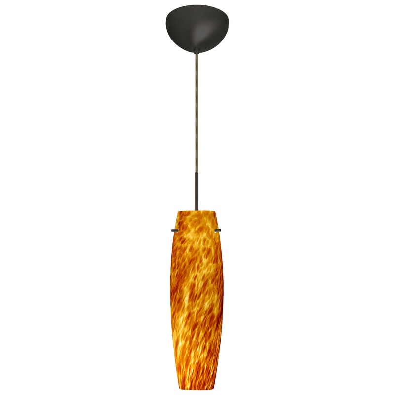 Besa 1BC-412118-HAL-BR Tu Tu One Light Pendant Bronze