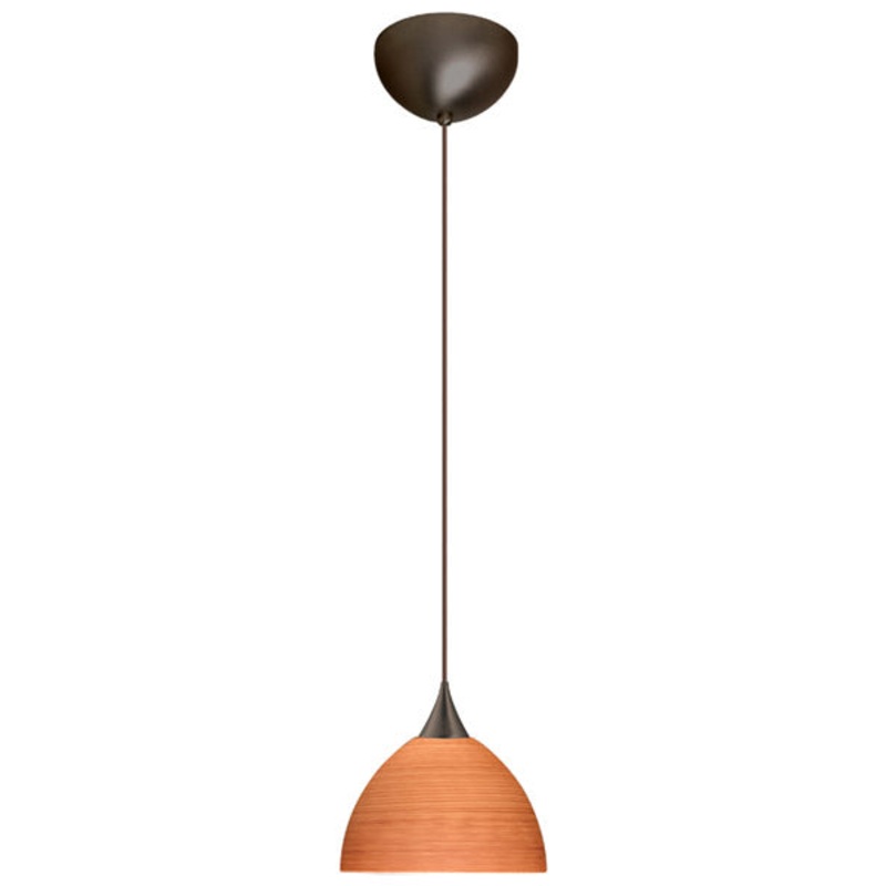 Besa 1XC-4679CH-BR Brella One Light Pendant Bronze