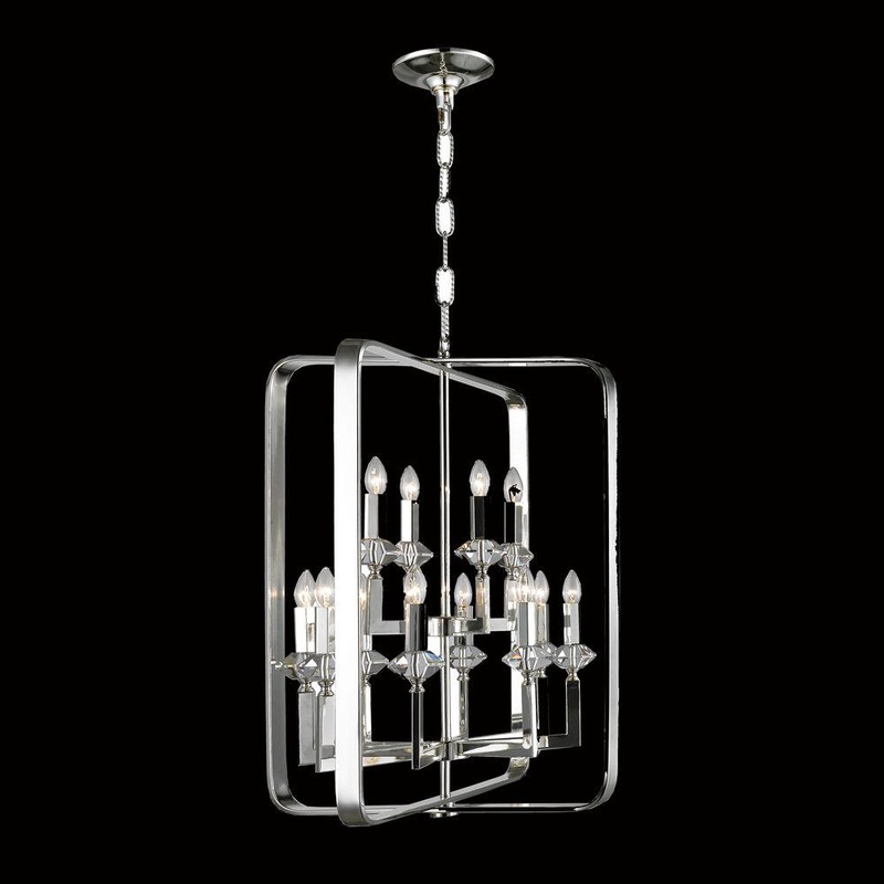 Bristol 20-Light Chandelier Chrome