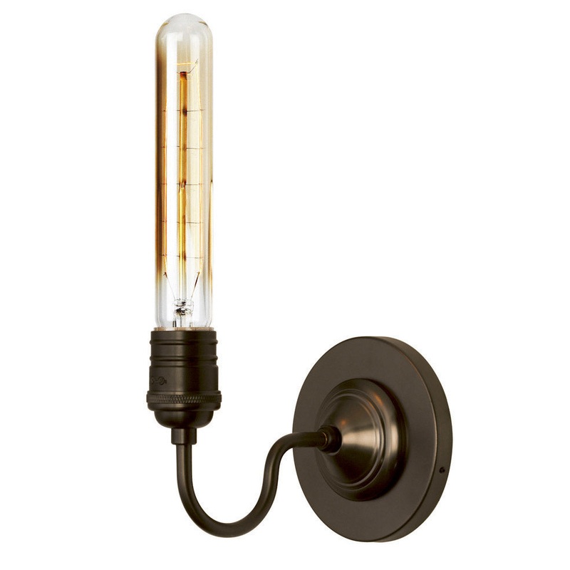 LED Wall Sconce from the Retro Edison Collection in Bronze Finish by Stone Lighting