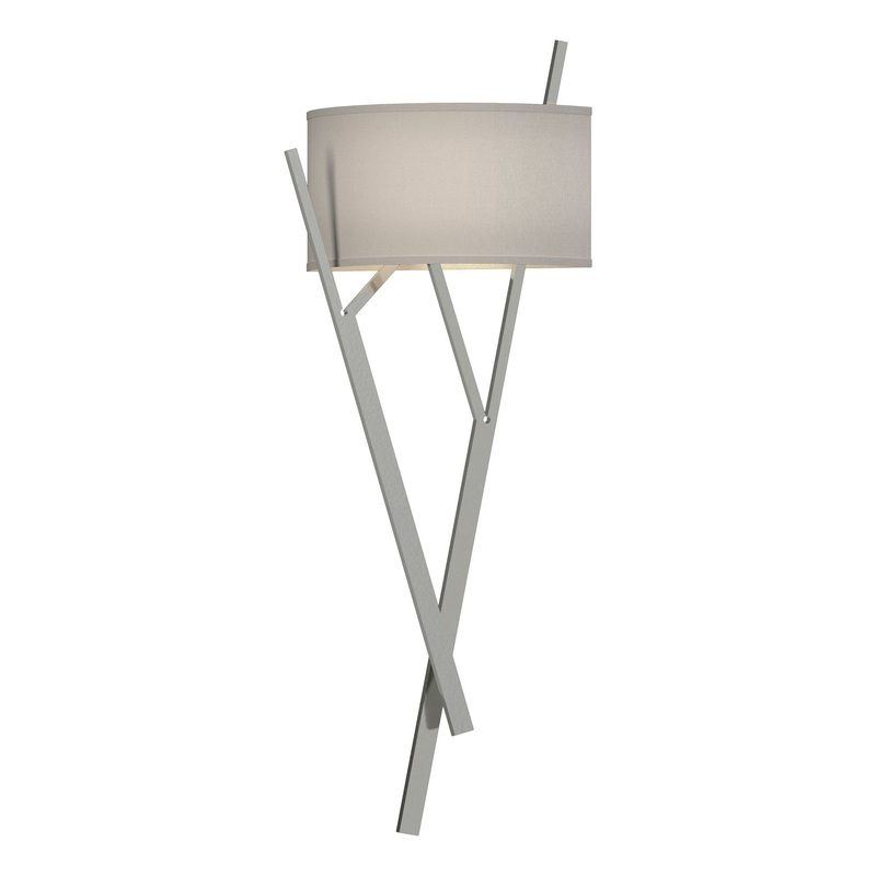 Arbo Sconce Sterling Flax Shade (SE)