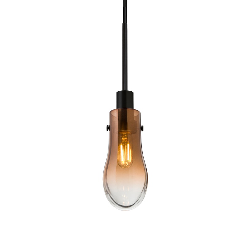 Besa 1JT-WISHAM-EDIL-BK Wish One Light Pendant Black