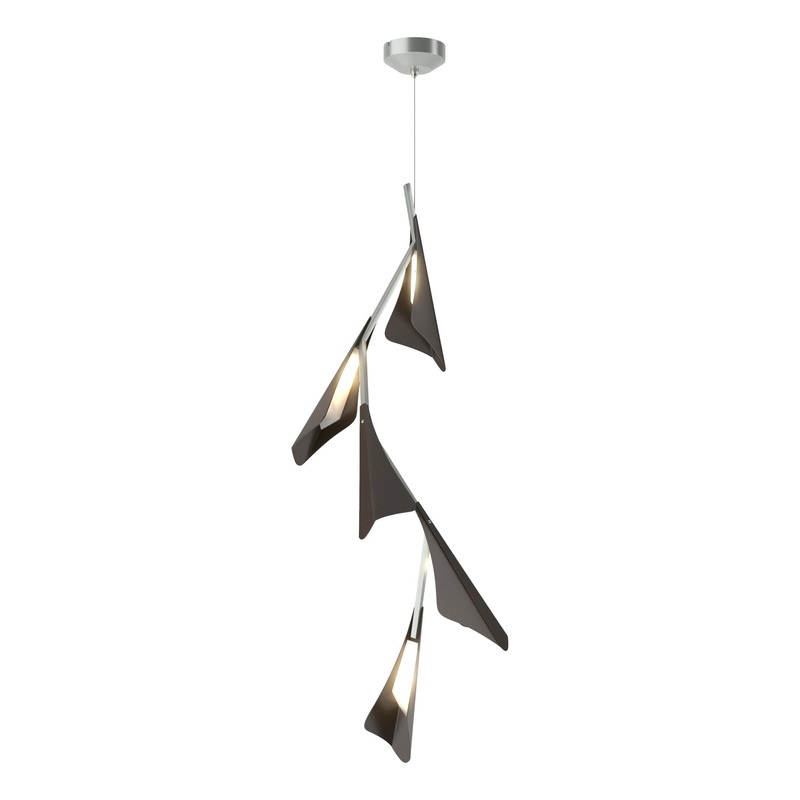 Plume 5-Light LED Pendant Vintage Platinum Oil Rubbed Bronze