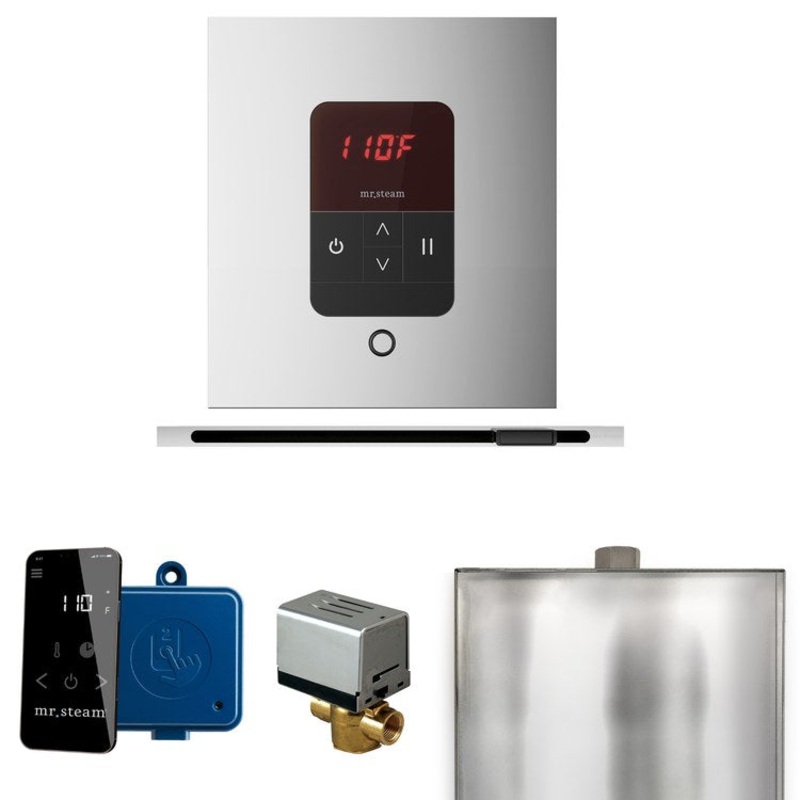 Steam Kit Basic Butler Linear Polished Chrome Control Package Linear Square