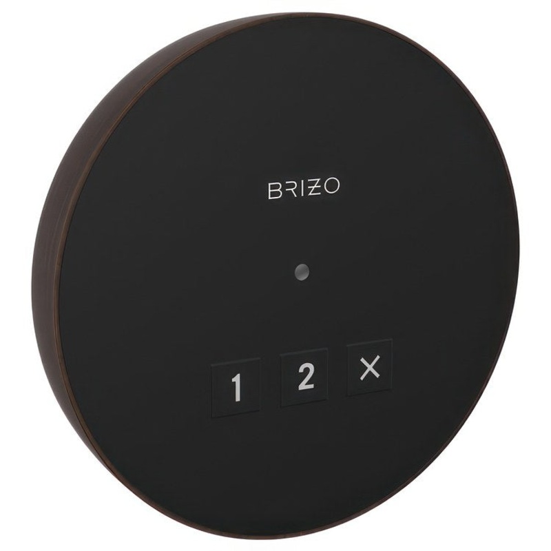 Steambath Control Mystix Elemental Experience Round Exterior Venetian Bronze Surface Mount Outside Steam Room