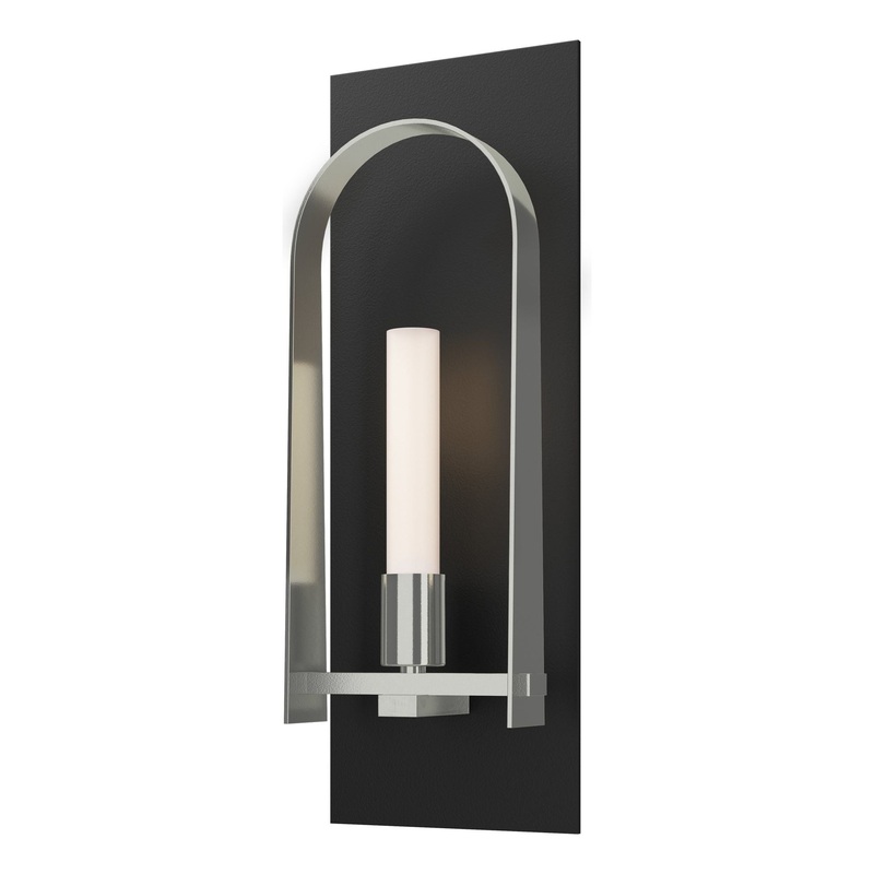 Triomphe 1-Light Sconce Black Sterling