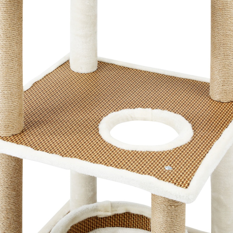 Alopet Cat Tree Rattan Cat Scratching Post 164CM