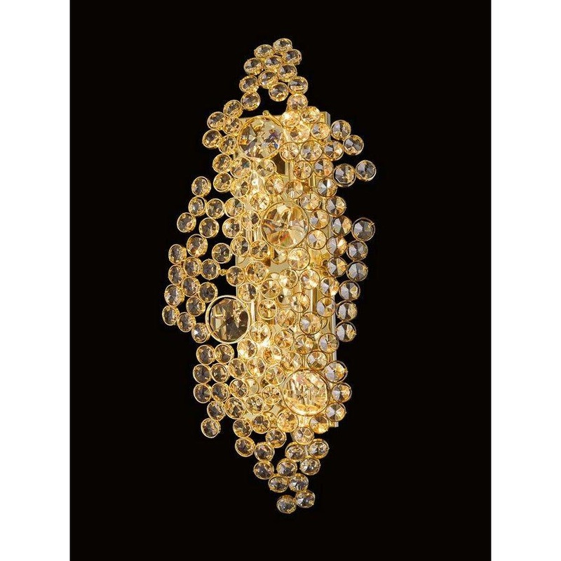 Art Deco 5-Light Wall Sconce Antique Brass