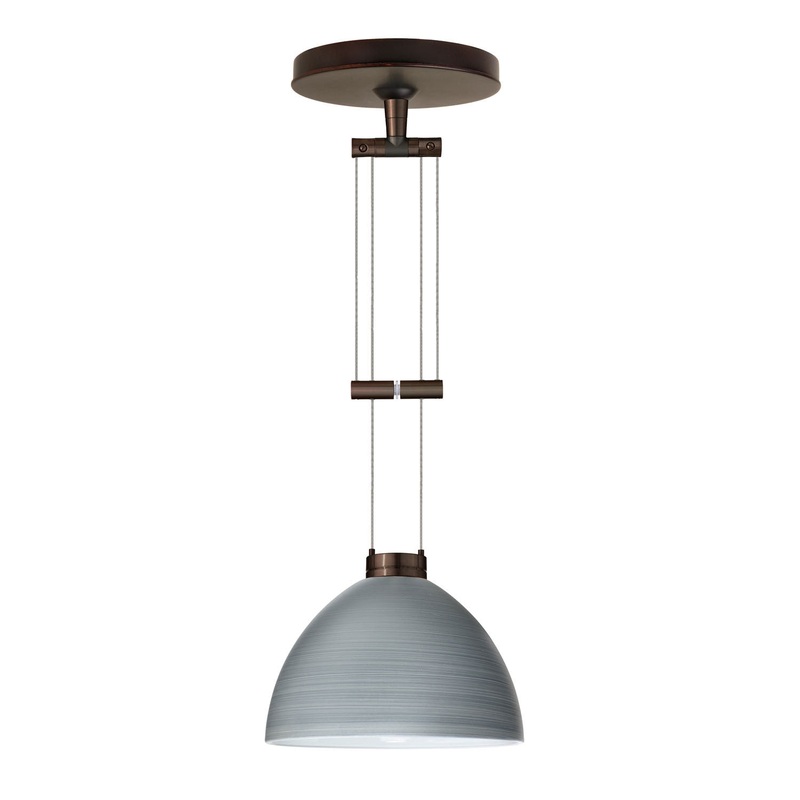 Besa 1XA-4679TN-BR Brella One Light Pendant Bronze