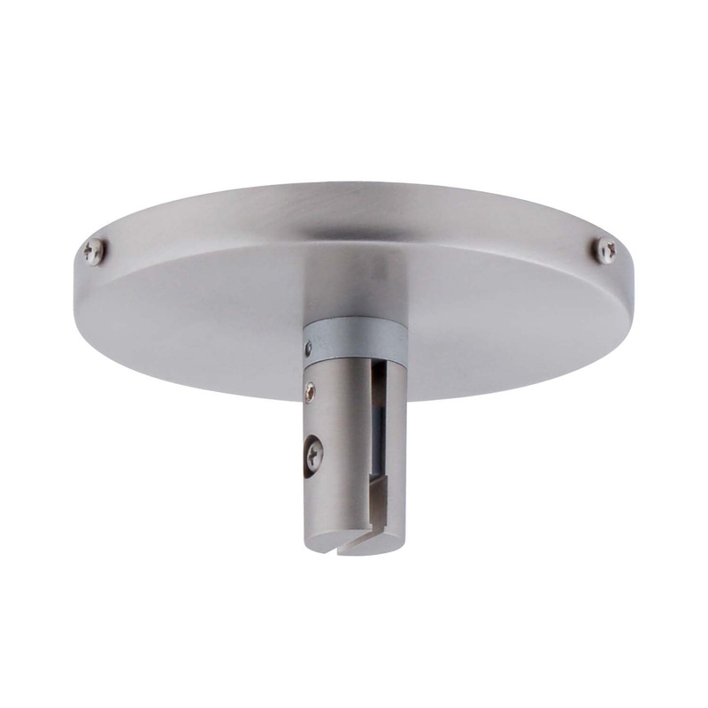 Besa R12-REMFC-SN Monorail Components Remote Feed Canopy Satin Nickel