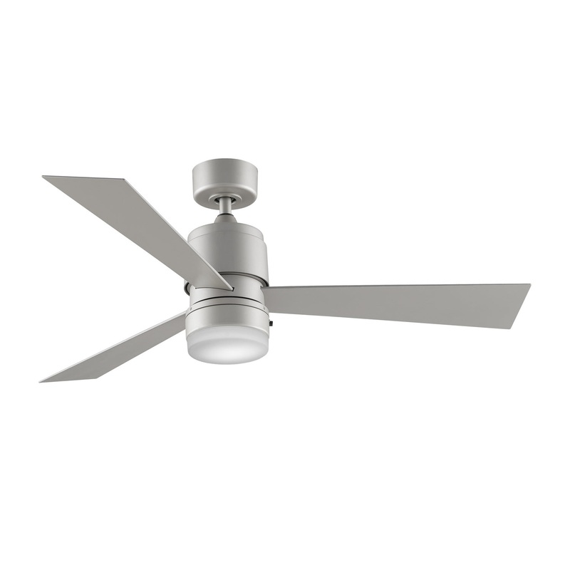 Fan Light Kit from the Zonix Wet Collection in Satin Nickel Finish by Fanimation