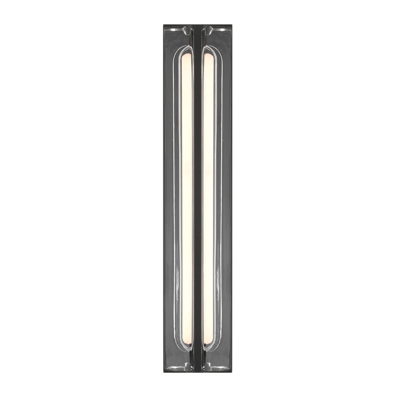 Langfe Round 24″ Outdoor Wall Mount Black