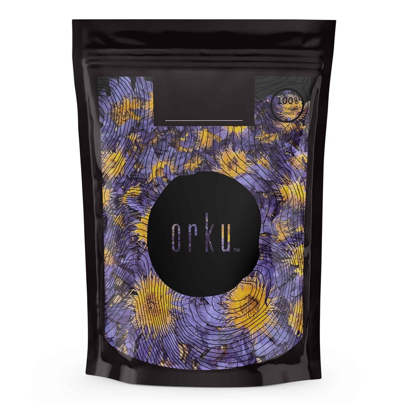 Orku 400g Dried Blue Lotus Flowers – Whole Open Lily Nymphaea Caerulea