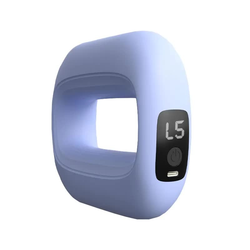 Portable Electric Muscle Relaxation Ring Massager – with Digital Display Purple