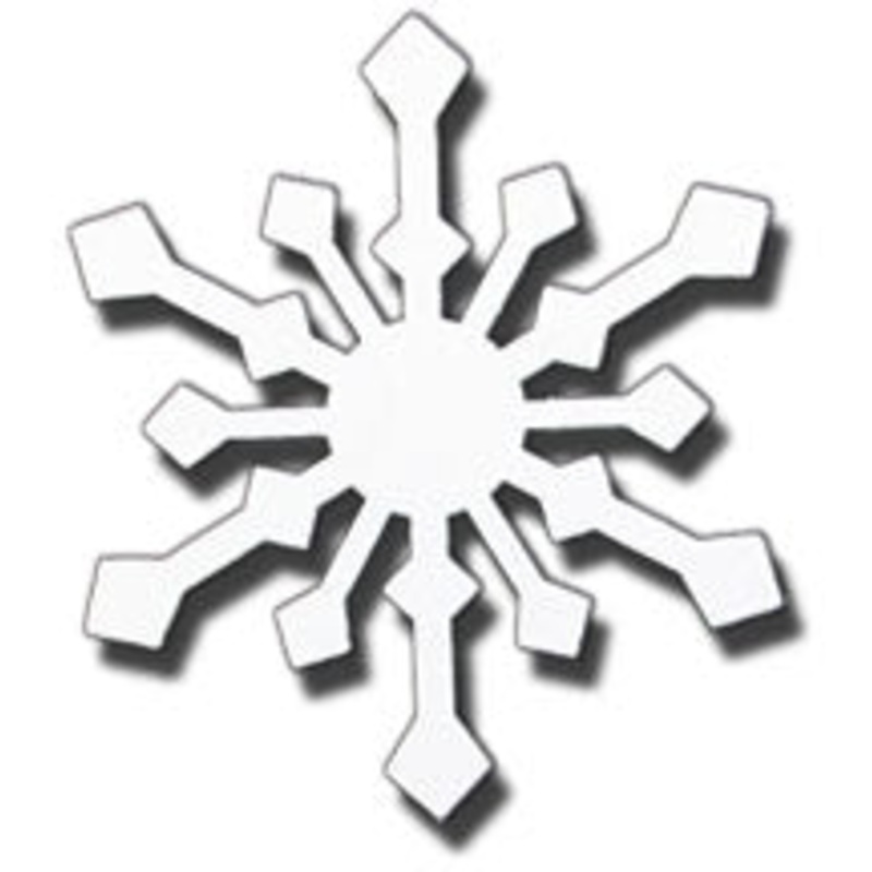 Village Wrought Iron MMB-MAG-85W Snowflake Magnet