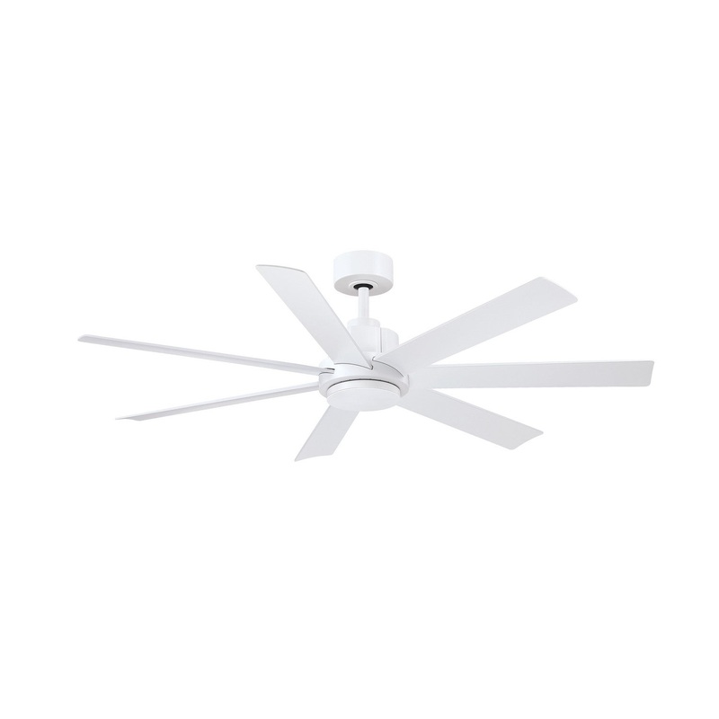 56″Ceiling Fan from the Pendry 56 Collection in Matte White Finish by Fanimation